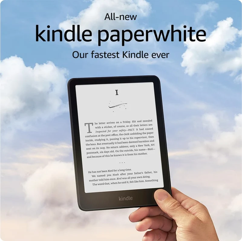 Amazon Kindle Paperwhite (16 GB) – Our fastest Kindle ever, with new 7" glare-free display and weeks of battery life