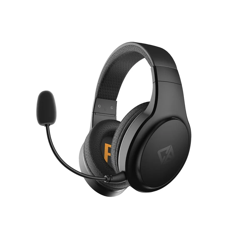 Cosmic Byte Inferno 2.4Ghz Wireless + Bluetooth + Wired Headphone, Dual Mode, 20ms Latency, 40Hrs Battery Life, 50mm Driver, ENC Microphone, Breathable Fabric Cushions (Black)