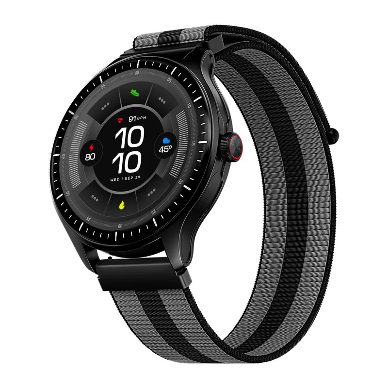 Boat Valour Watch 1 GPS, AI Based Auto Gym Mode, Built-in GPS, Advanced X2 Chip, 6-axis sensors, 3 ATM,15 Days Battery,1.43" AMOLED Display w/Gorilla Glass Smart Watches for Man (Fusion Grey)