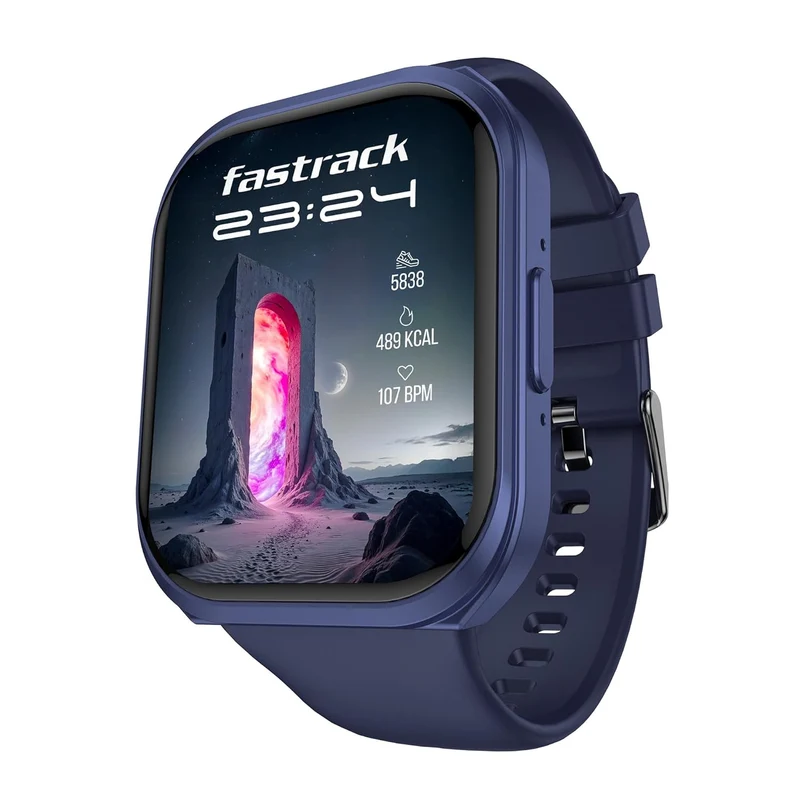 Fastrack New Limitless FS1+ Smart Watch|Biggest 2.01" UltraVU Display|Industry Best 950 Nits Brightness|SingleSync BT Calling|NitroFast Charging|110+ Sports Modes|200+ Watchfaces|Upto 7 Days Battery