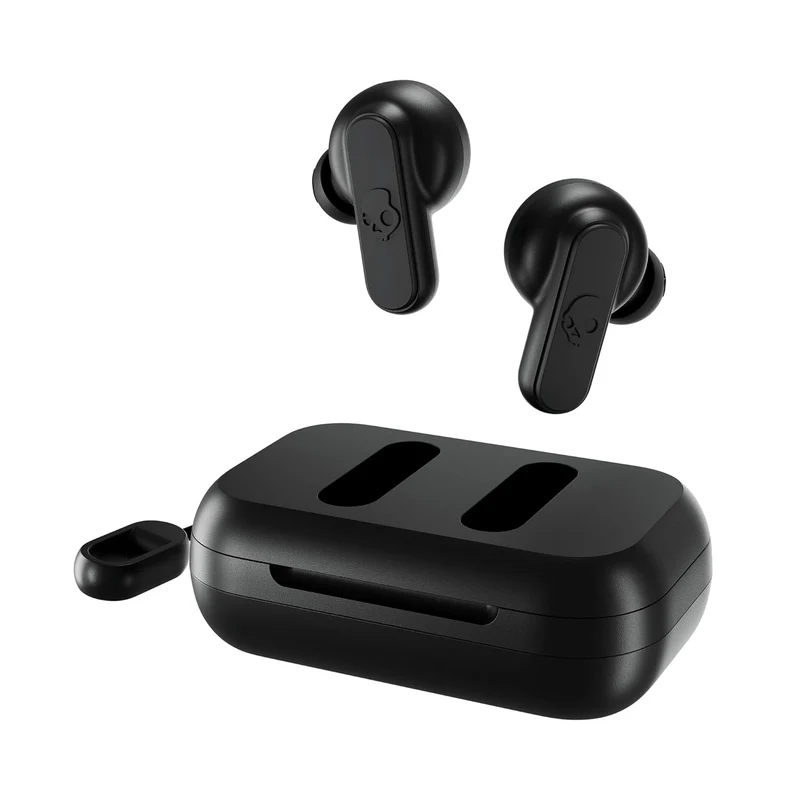 Skullcandy Dime True Wireless in-Ear Bluetooth Earbuds with Charging Case and Microphone, IPX4 Water & Dust Resistant, Compatible with iPhone & Android