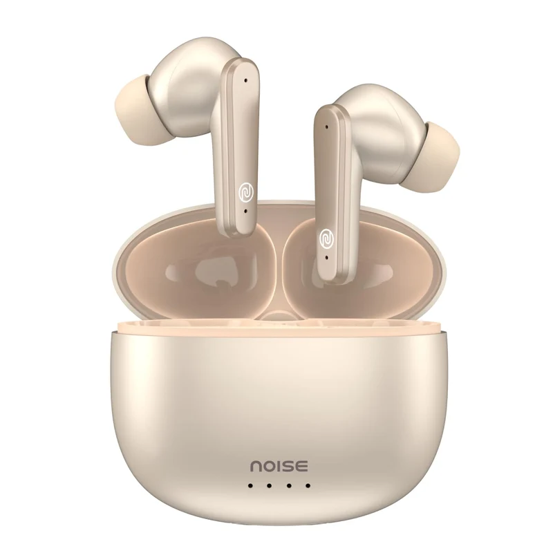 Noise Buds VS104 Max Truly Wireless in Ear Earbuds with ANC(Up to 25Db),Up to 45H Playtime, Quad Mic with ENC, Instacharge(10 Min=180 Min), 13Mm Driver, BT V5.3 (Rose Gold)