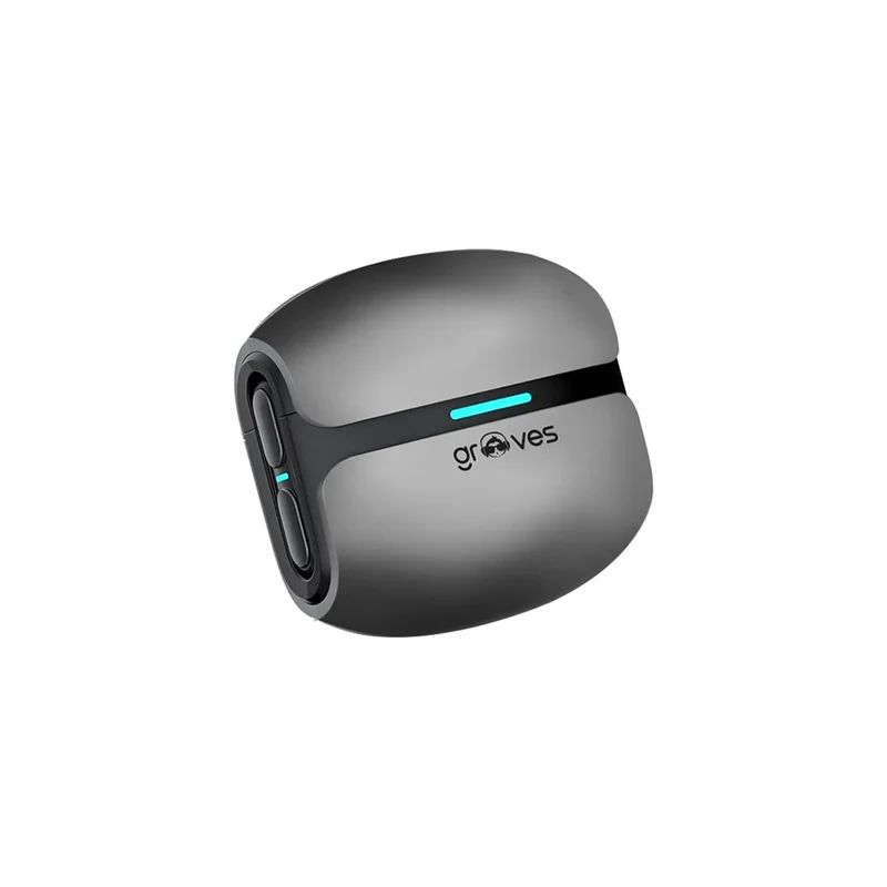 GROOVES Delta Spaceship Inspired Low Latency Gaming,True Bluetooth Gaming Dual Mode In Ear Headset, Upto 120 Hr Playtime 4 Mic Enc And Hybrid Eco Support With 400Mah Battery (White, True Wireless)