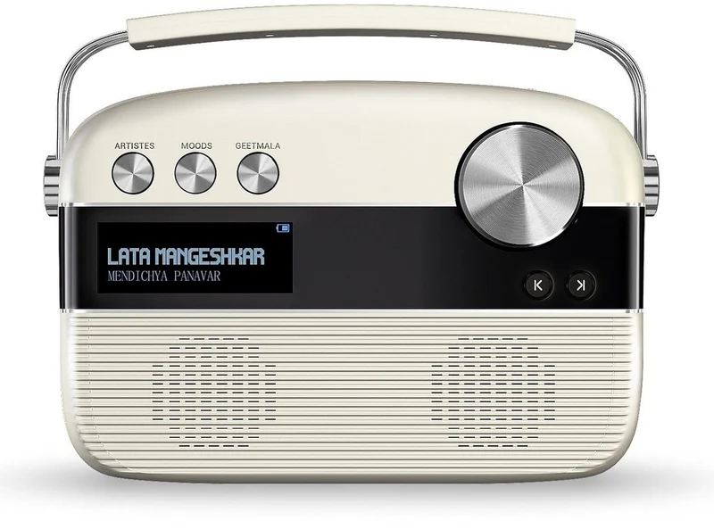 Saregama Carvaan Marathi - Portable Music Player with 5000 Preloaded Songs, FM/BT/AUX