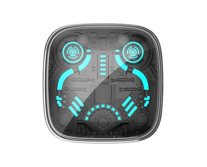 GROOVES Alpha Newly Launched-Gaming Tws Up To 80H Playtime - In Ear Dual Mode With 45Db Low Latency, Bt 5.3,Abs-Enc-, 13Mm Driver, 400 Mah Battery With Jaguar Mechanical Rgb- C-Type Charge (Black)