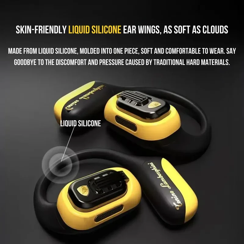 Lamborghini TL65 Open Ear Earphones (Black) (BRAND NEW/SEALED)