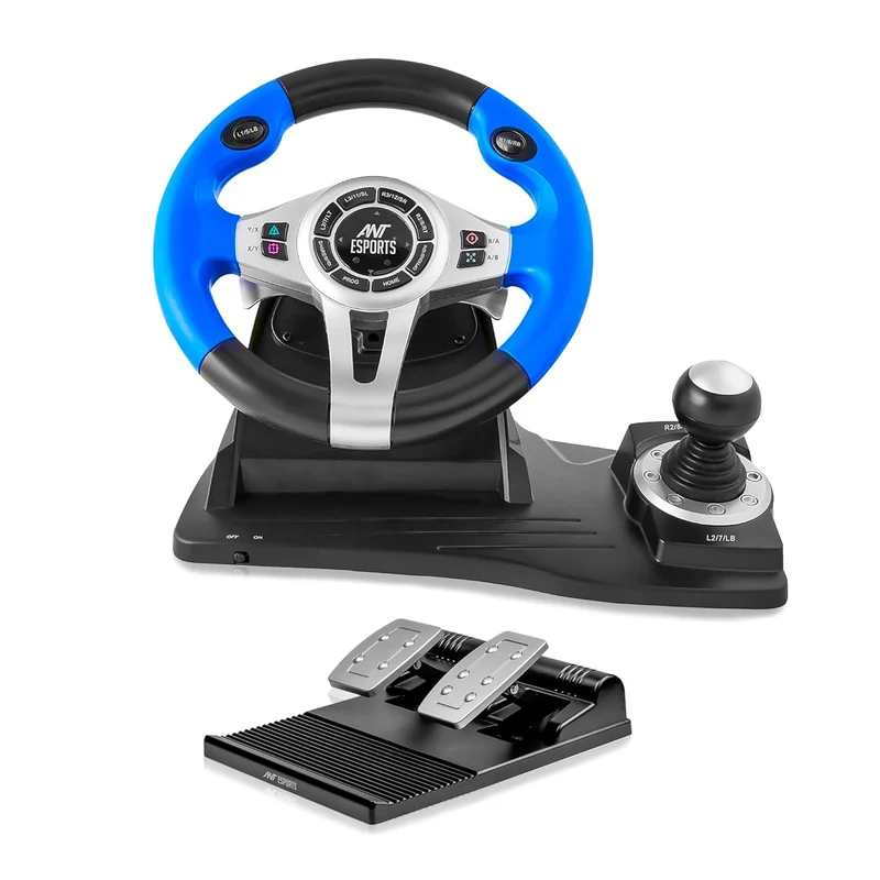 Ant Esports GW185 Racing Wheel 270 Degree Universal USB Powered Car Sim Game Steering Wheel (Without Pedals)