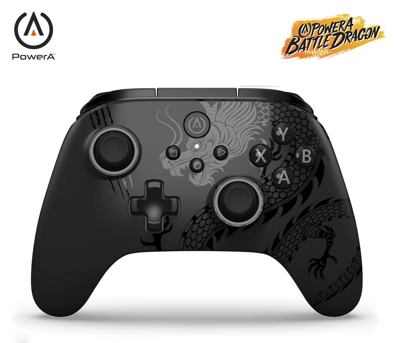 PowerA Battle Dragon™ Advanced Wireless Controller for PC & Cloud Gaming: Magnetic Hall Effect, Asymmetric Rumble Motors, 30h Playtime (Not for iOS)