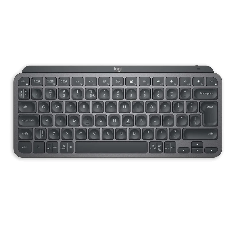 Logitech Mx Keys Mini Minimalist Wireless Illuminated Keyboard, Compact, Bluetooth, Backlit, USB-C, Compatible with Apple Macos, iOS, Windows, Linux, Android, Metal Build