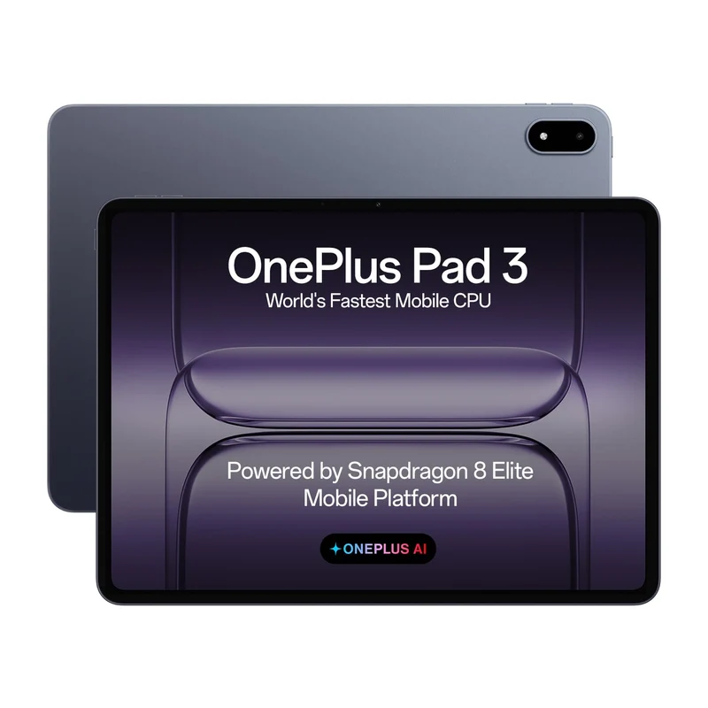 OnePlus Pad 3 World's Fastest Snapdragon 8 Elite Processor, 13.2" 3.4k Screen, 144Hz Adaptive Refresh Rate, 8 Speakers, OnePlus AI, 12140 mAh Battery, WiFi