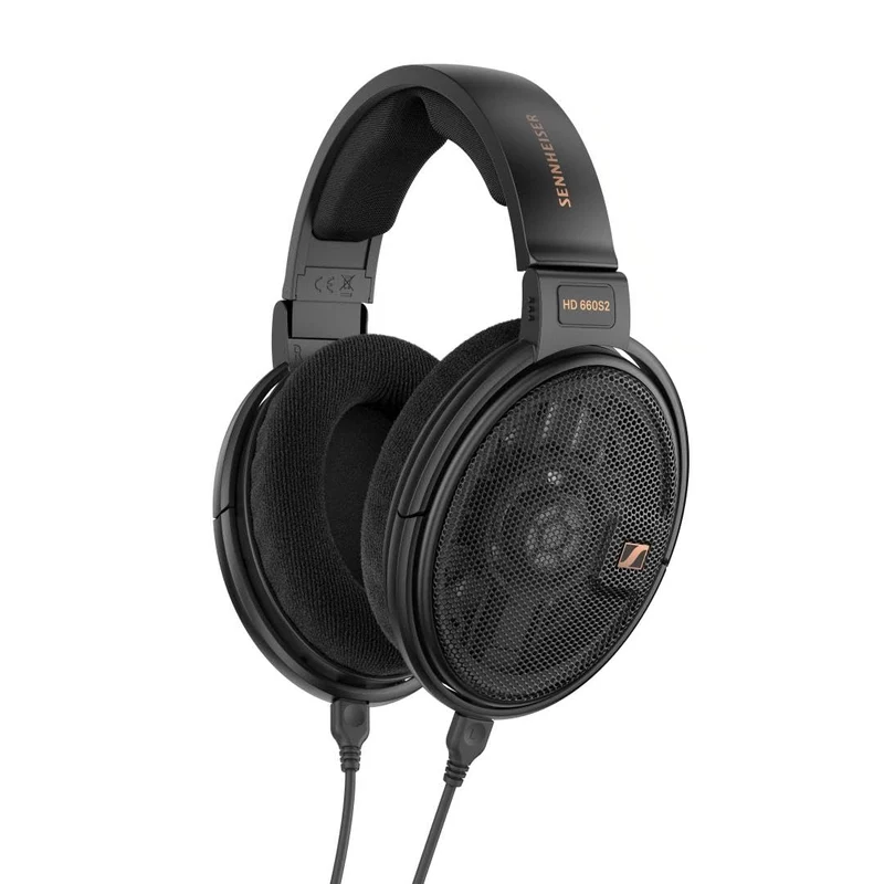 Sennheiser HD 660S2 Open‑Back Hi-Res Audiophile Headphones, Ultra‑Light Aluminum Voice Coil, Extended Sub‑Bass, 300 Ohm Impedance & Airflow Transducer, Plush Ear Cushions, Premium Comfort, 2Y Warranty