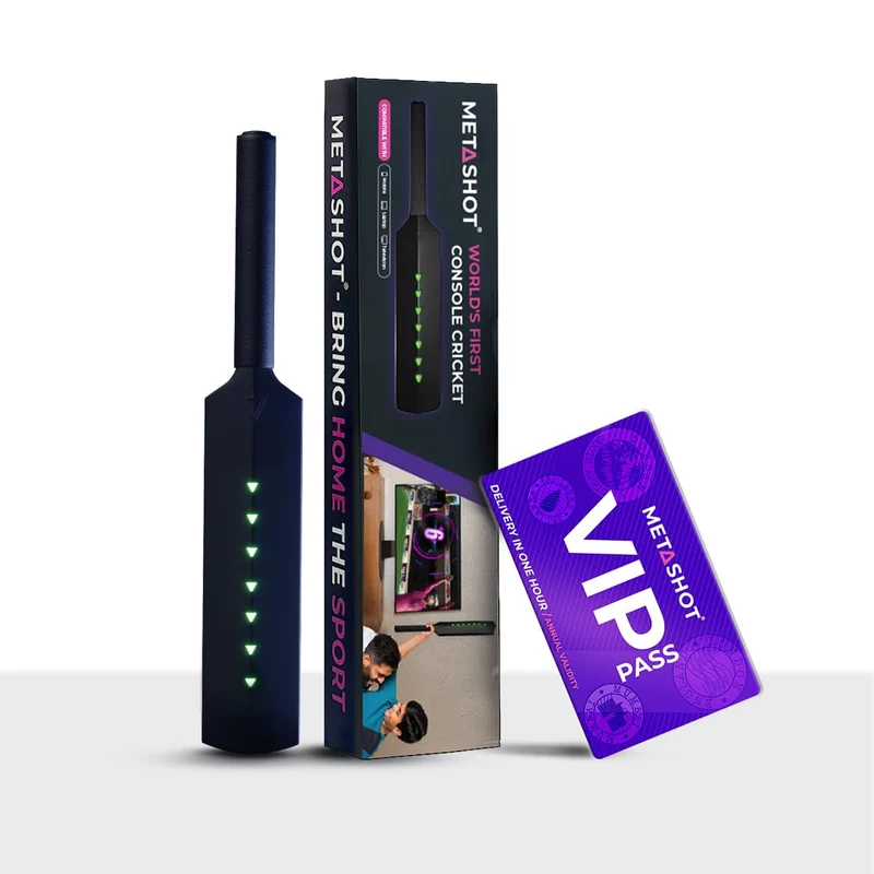 MetaShot Smart Cricket Bat with VIP Game Pass