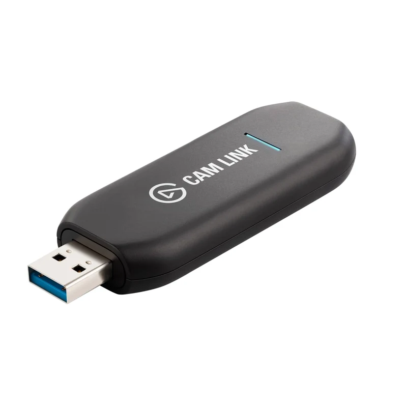 Corsair Elgato Cam Link 4K USB 3.0 Broadcast Live, Record via DSLR, Camcorder, or Action Cam, 1080p60 or 4K at 30 FPS, Compact HDMI Capture Device