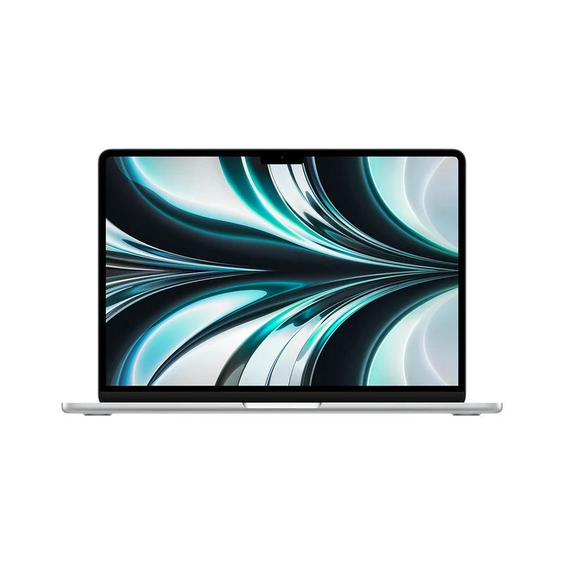 Apple MacBook Air Laptop with M2 chip: 34.46 cm (13.6-inch) Liquid Retina Display, 8GB RAM, 256GB SSD Storage, Backlit Keyboard, 1080p FaceTime HD Camera. Works with iPhone/iPad; Silver