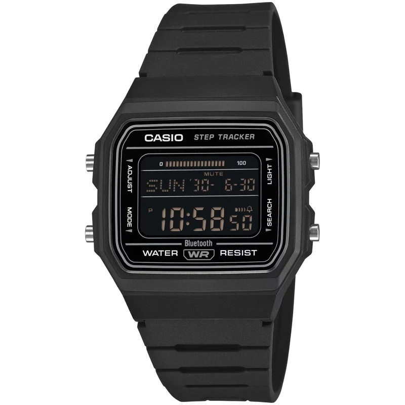 Montre Casio Digitale F-B100W-1B Noir Mixte Bluetooth