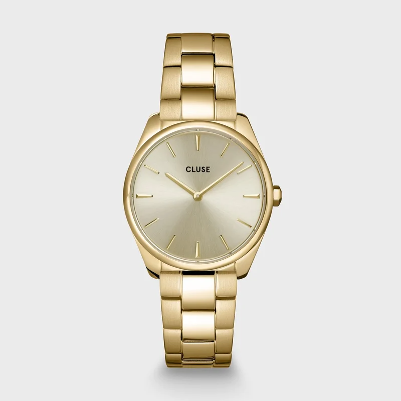 Cluse - Montre La Féroce Petite Steel Dorée