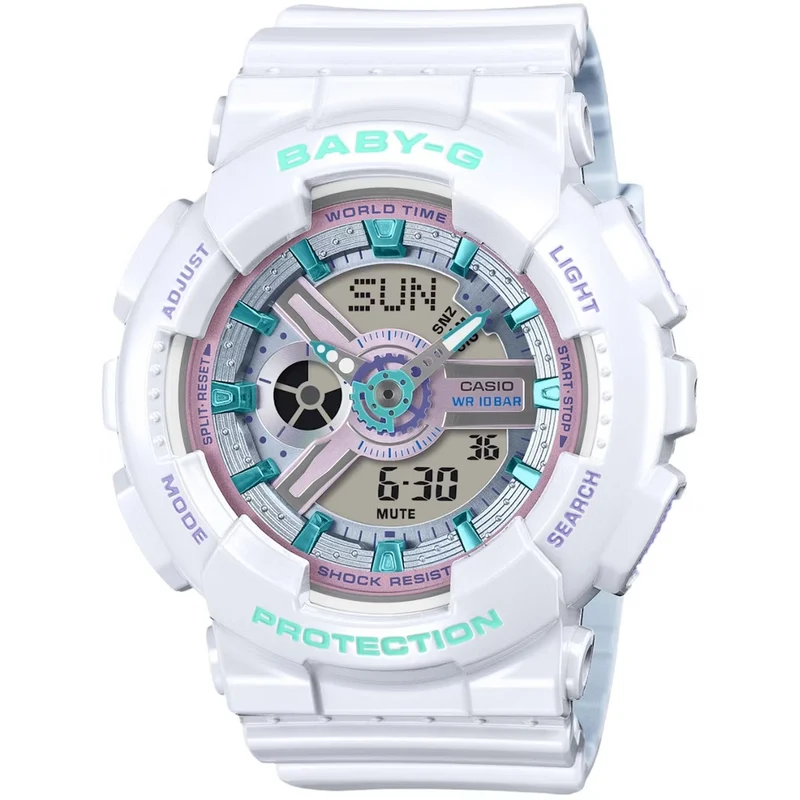 Montre Casio Baby-G BA-110MC-7A Femme Blanc