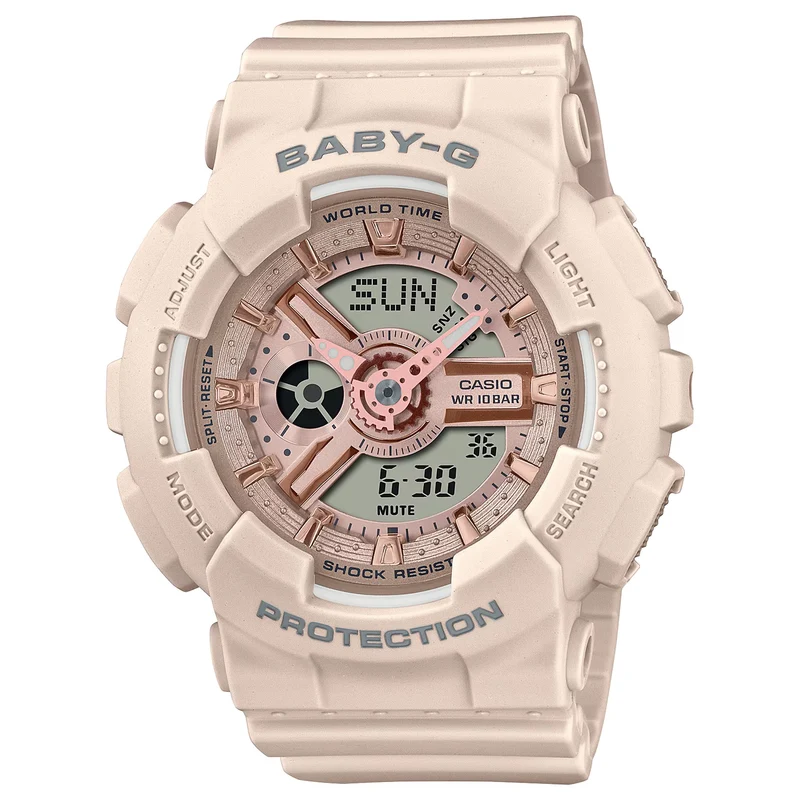 Montre Casio Baby-G BA-110XCP-4A Femme Rose Champagne