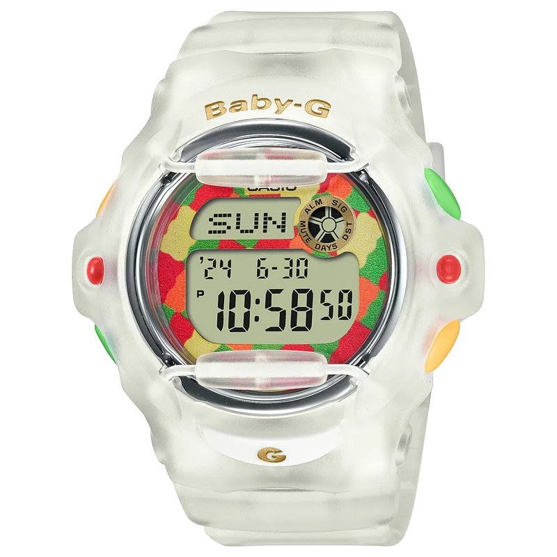 Montre Casio Baby-G BG-169HRB-7 Femme Blanc Multicolore Haribo