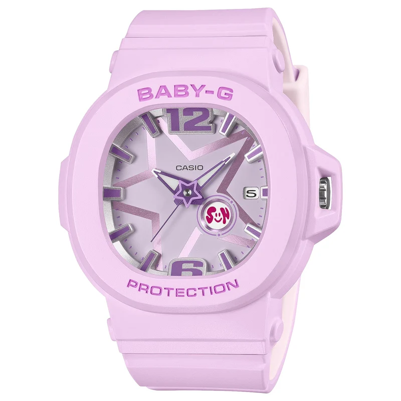 Montre Casio Baby-G BGA-10D-6A Femme Violet Rose