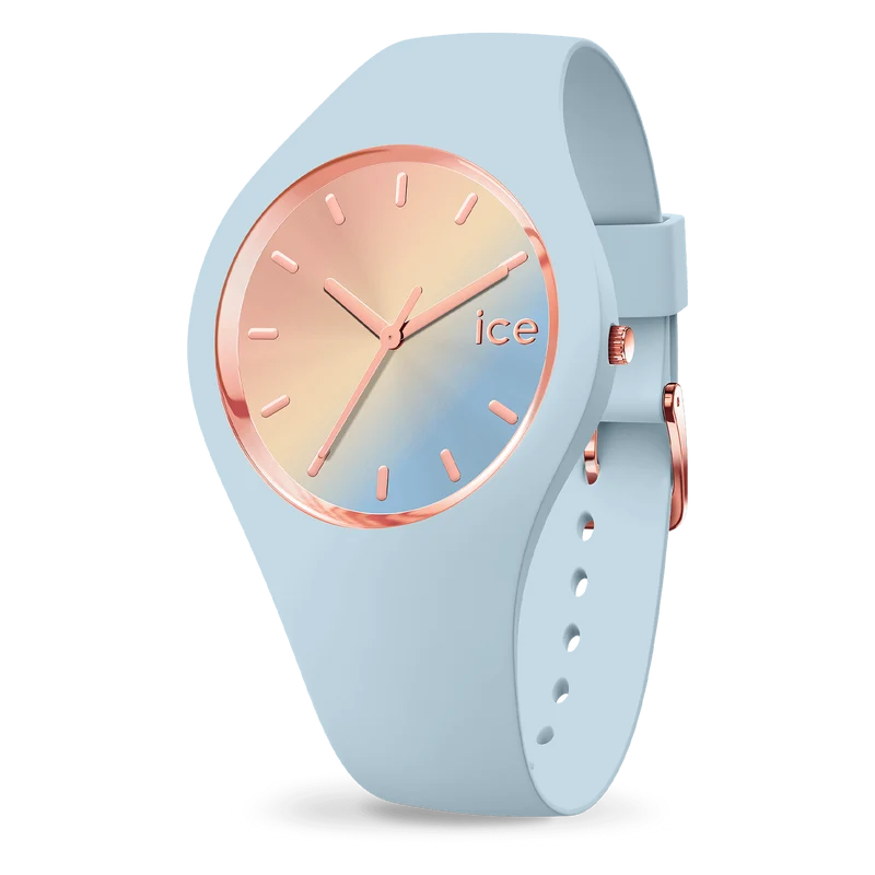Ice Watch - Montre Silicone Bleu Pastel Sunset Small
