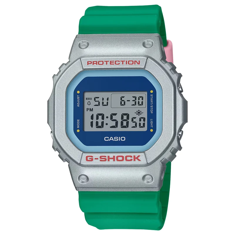 Montre Casio G-Shock DW-5600EU-8A3 Homme Gris Vert