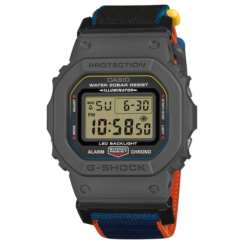 Montre Casio G-Shock DW-5600MNC-8A2 Homme Gris Multicolore