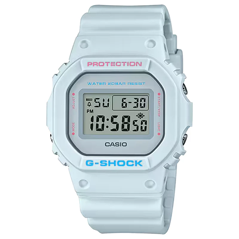 Montre Casio G-Shock DW-5600SC-8 Homme Bleu Clair