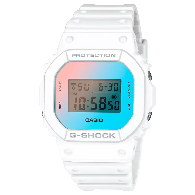 Montre Casio G-Shock DW-5600TL-7 Homme Blanc Multicolore