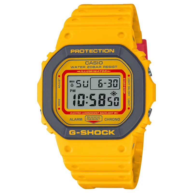 Montre Casio G-Shock DW-5610Y-9 Homme Jaune Gris