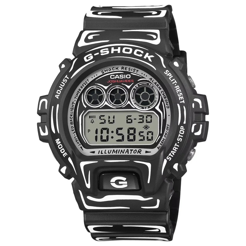 Montre Casio G-Shock DW-6900JV-1 Homme Noir Blanc Joshua Vides