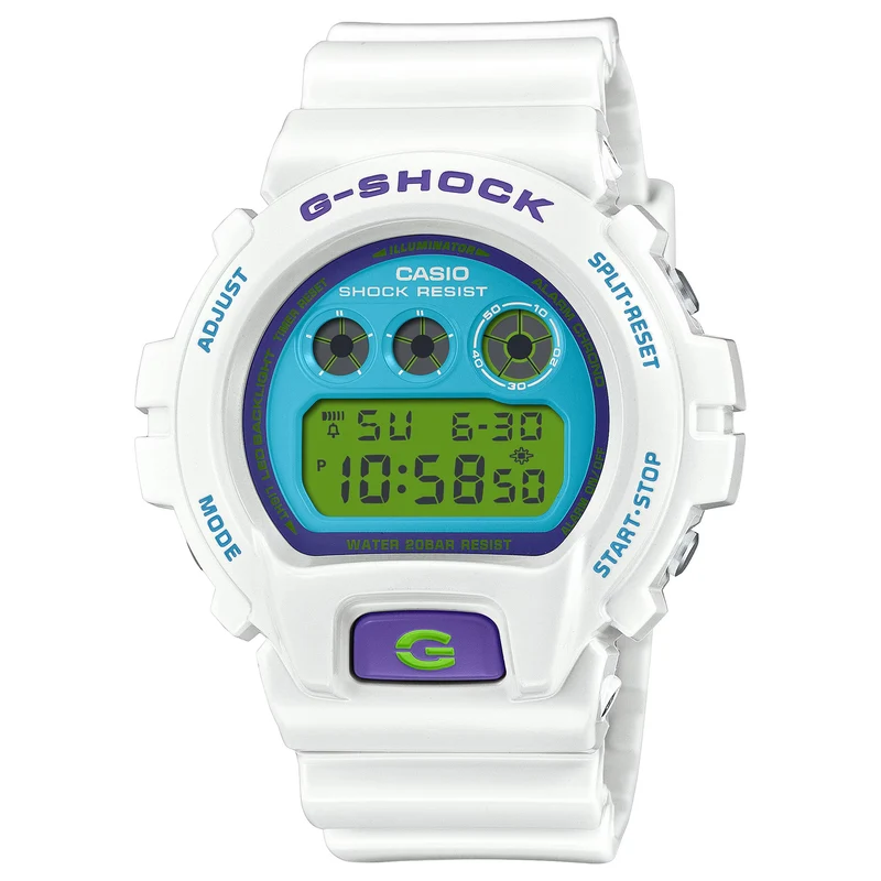 Montre Casio G-Shock DW-6900RCS-7 Homme Blanc Multicolore