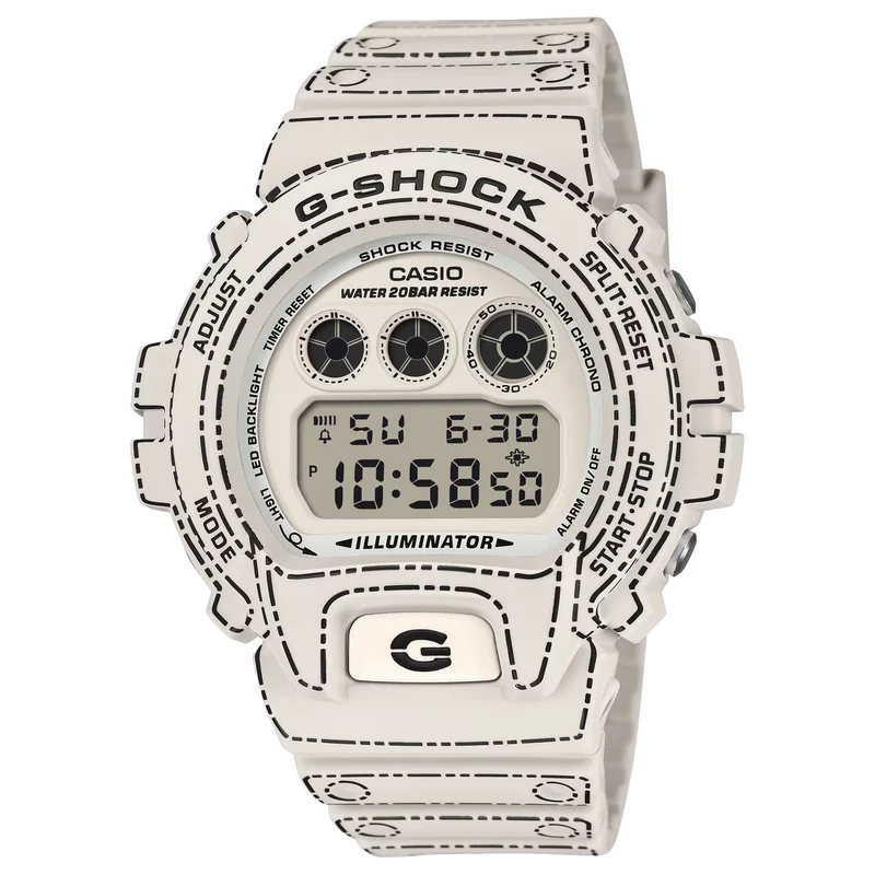 Montre Casio G-Shock DW-6900RGM-5 Homme Origami Blanc