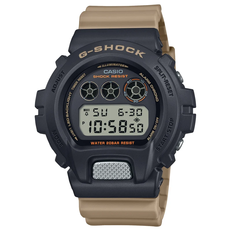 Montre Casio G-Shock DW-6900TU-1A5 Homme Noir Beige