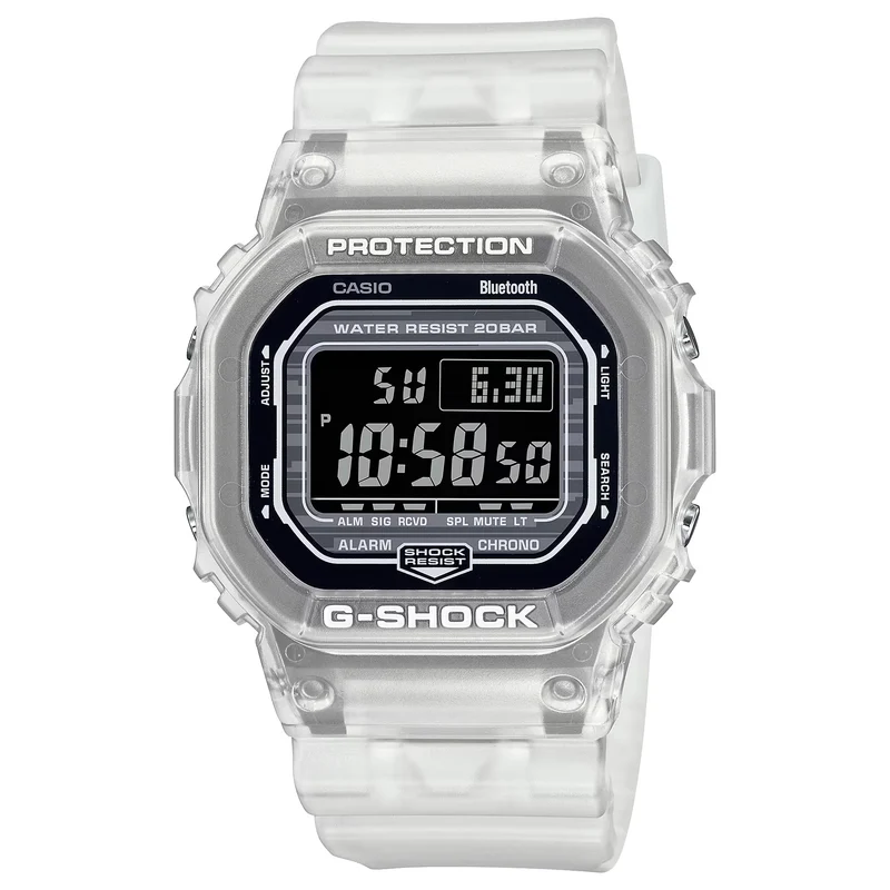 Montre Casio G-Shock DW-B5600G-7 Homme Transparent