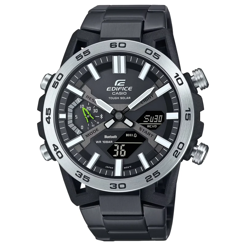Montre Casio Edifice ECB-2000DD-1A Homme Noir Argenté