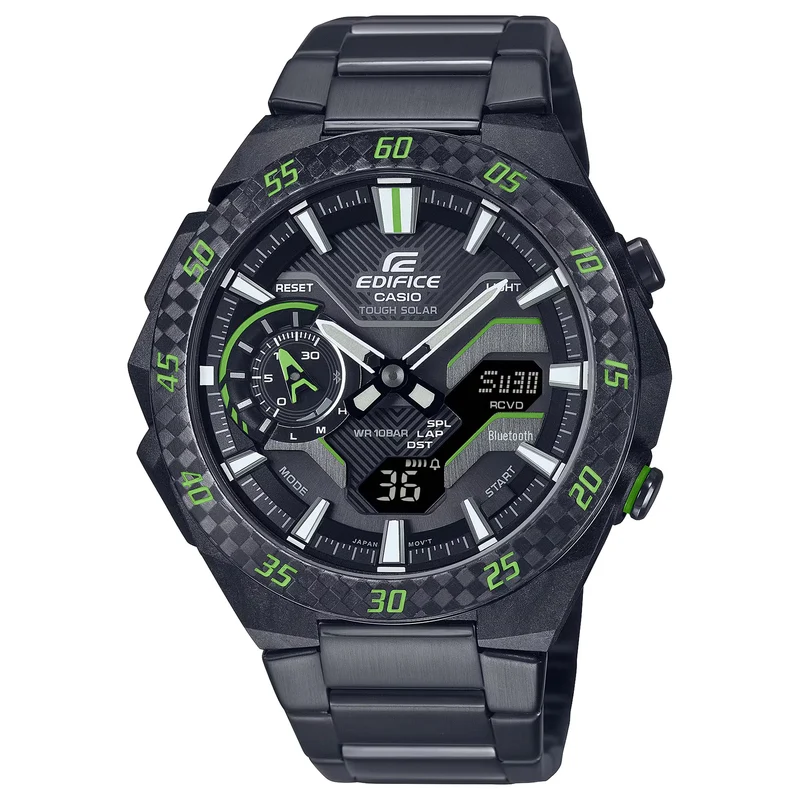 Montre Casio Edifice ECB-2200RC-1A3 Homme Noir Vert