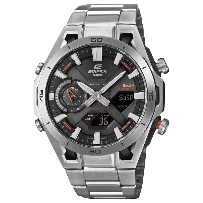 Montre Casio Edifice ECB-2300D-1A Homme Argenté Gris