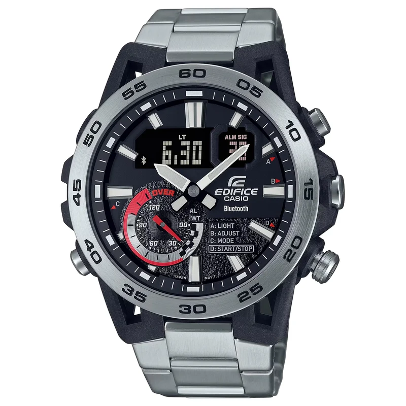 Montre Casio Edifice ECB-40D-1A Homme Argenté Noir