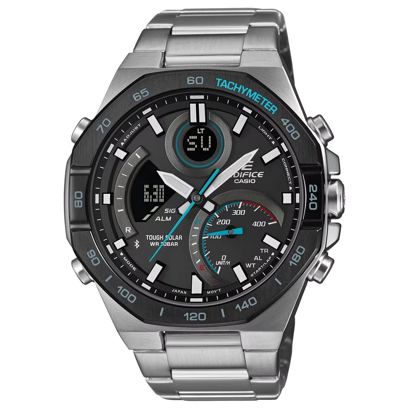 Montre Casio Edifice ECB-950DB-1A Homme Argenté Noir
