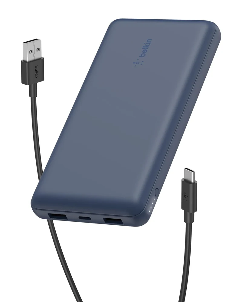 Belkin 20000 mAh 20W Power Bank | Super Fast Charging | USB-C PD Port | Fast Charging for iPhone 17, Air, Pro, Pro Max, AirPods, Samsung Galaxy S25, Google Pixel 10 & More | 2 Years Warranty