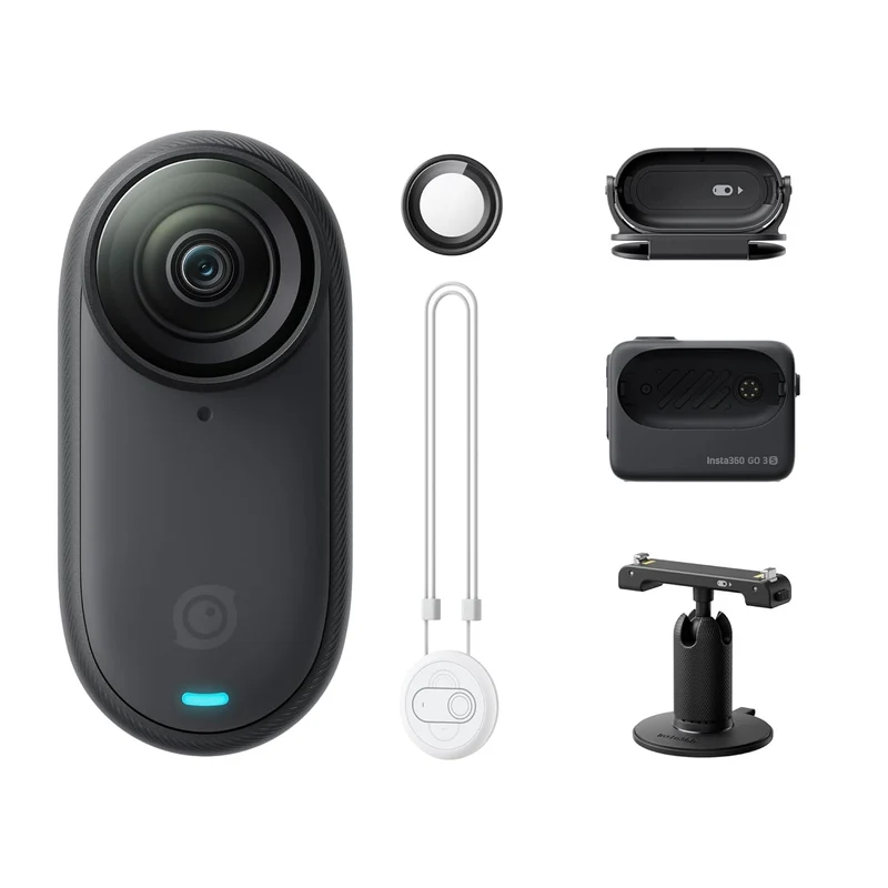 insta360 GO 3S - 64 GB 4K Tiny Portable Vlogging Camera, Hands-Free POVs, Mount Anywhere, Stabilization, 140 Min Battery Life, 10m Waterproof, Pet POV (BRAND NEW/SEALED)