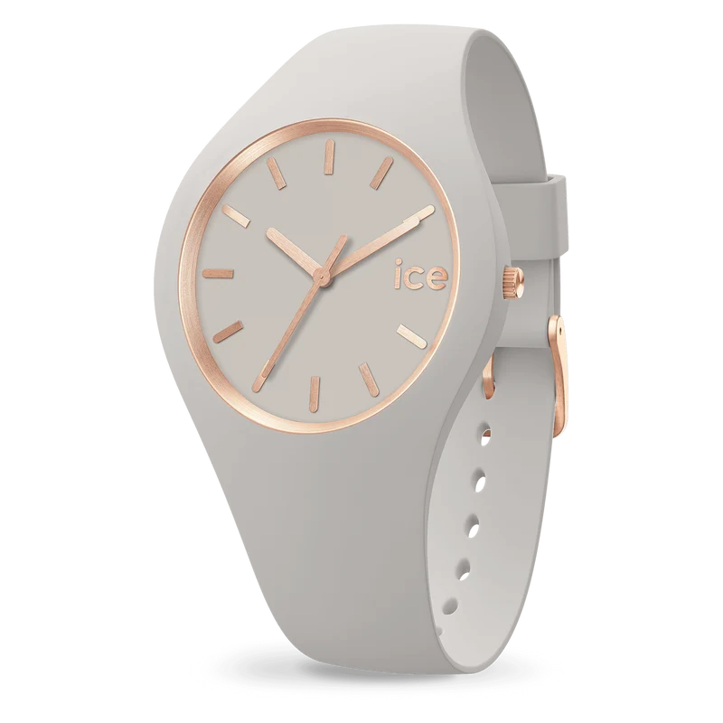 Ice Watch - Montre Silicone Gris & Dorée Small
