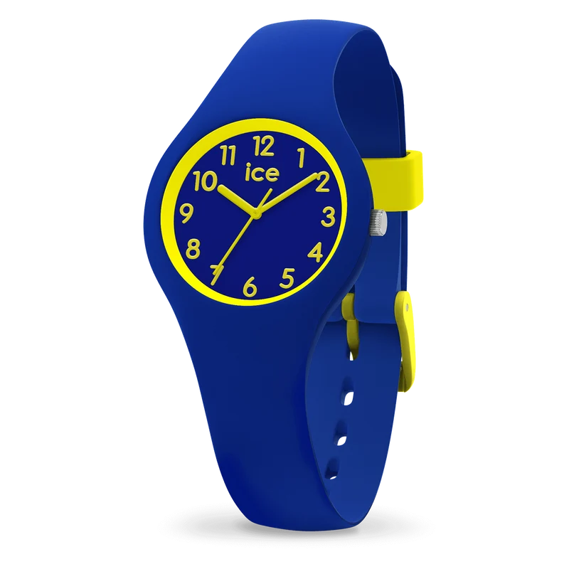 Ice Watch - Montre Silicone Bleu & Jaune Small