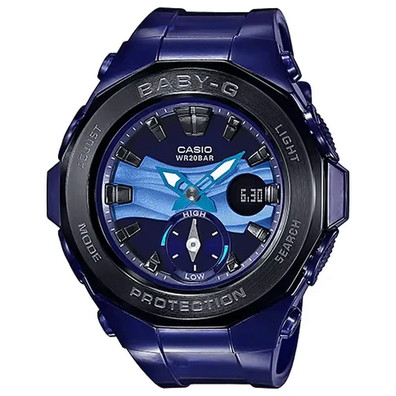 Montre Casio Baby-G BGA-220B-2A Femme Bleu Violet