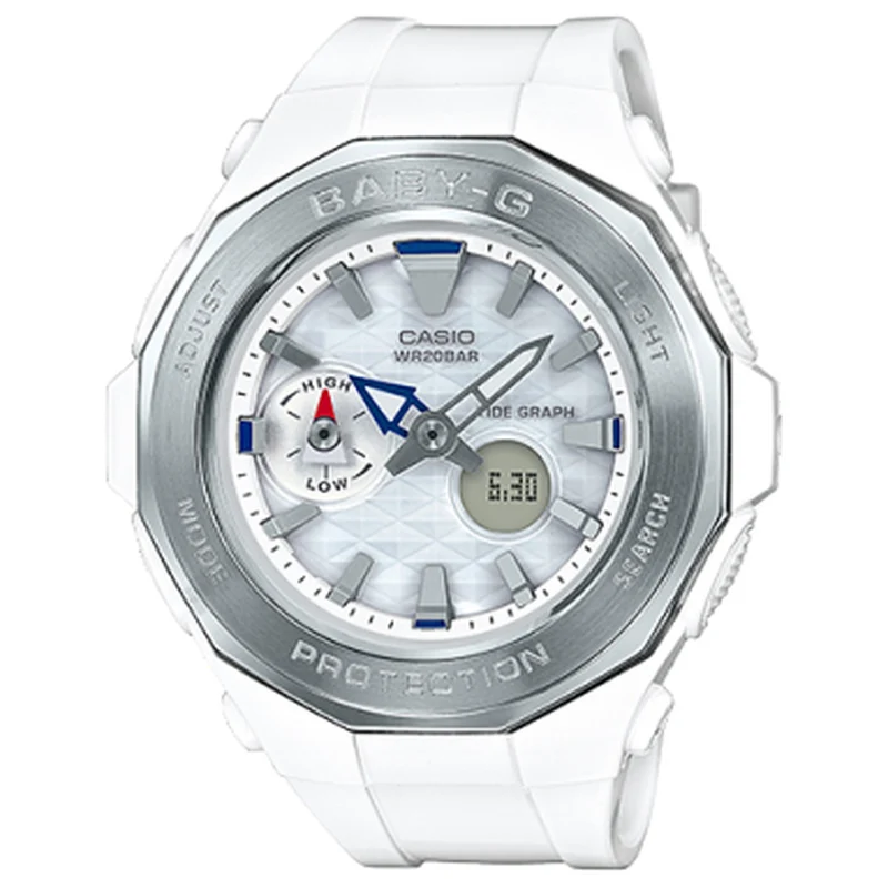 Montre Casio Baby-G BGA-225-7A Femme Blanc Argenté