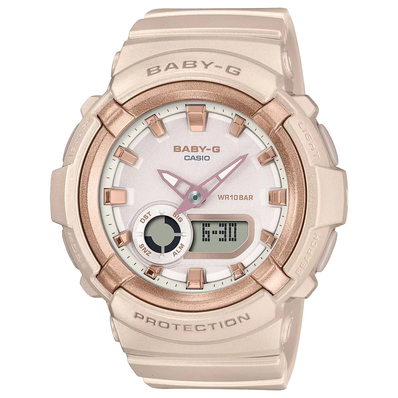 Montre Casio Baby-G BGA-280BA-4A Femme Beige Rose