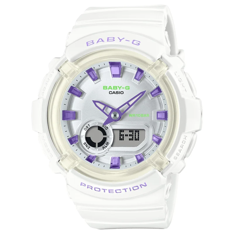Montre Casio Baby-G BGA-280DN-7A Femme Blanc Violet