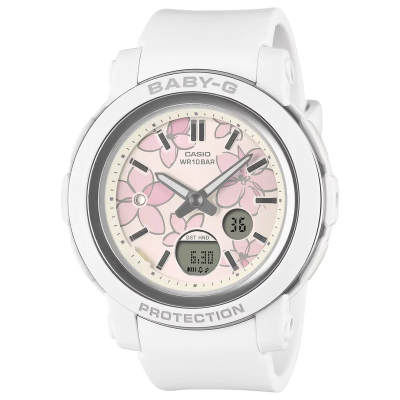 Montre Casio Baby-G BGA-290FL-7A Femme Blanc