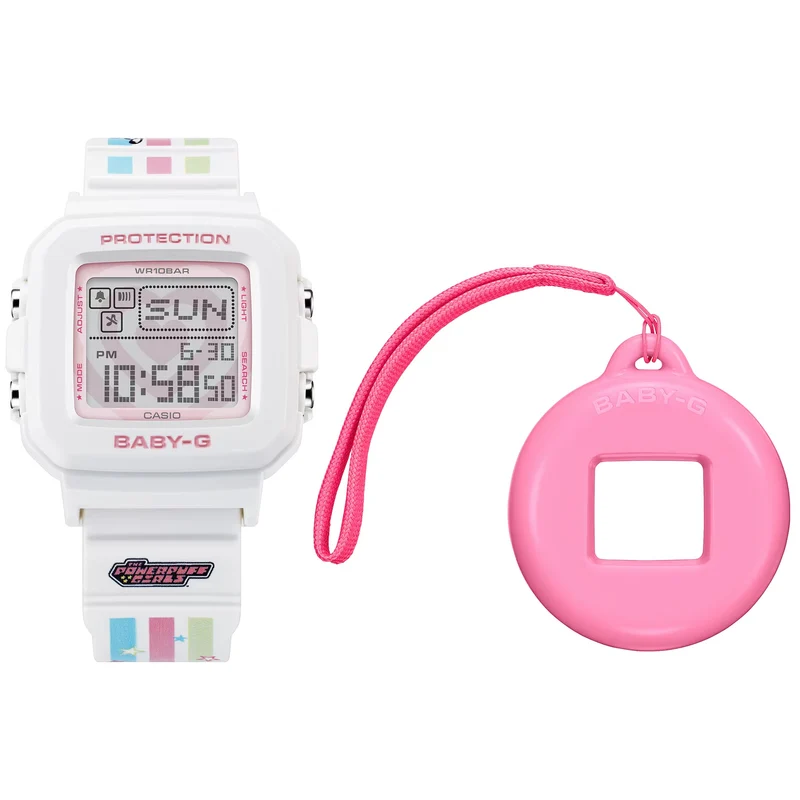 Montre Casio Baby-G BGD-10KPP-7 Femme Blanc Multicolore
